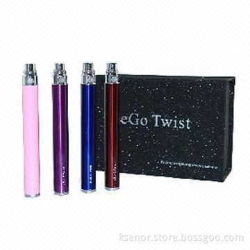 Ego-Twist Electronic Cigarettes with Battery Variable Voltage, One Year Warranty